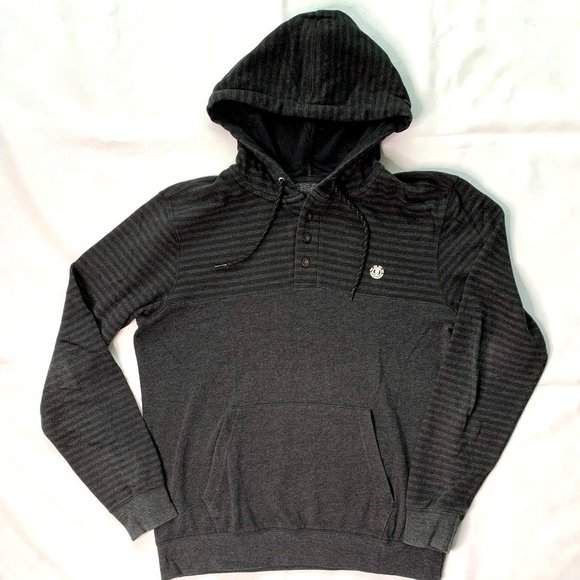 Vintage Element Pullover Skateboard Hoodie Kangaroo Pockets Grey Size M - Picture 1 of 8